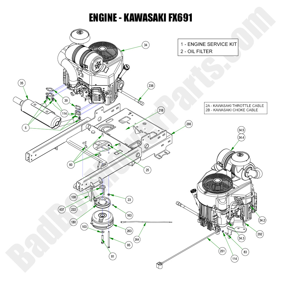 2023 Revolt - Engine - Kawasaki FX691V